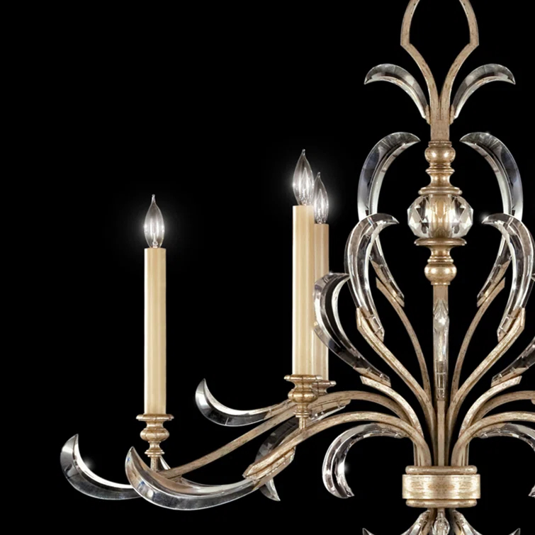 Beveled Arcs 6 - Light Classic / Traditional Chandelier