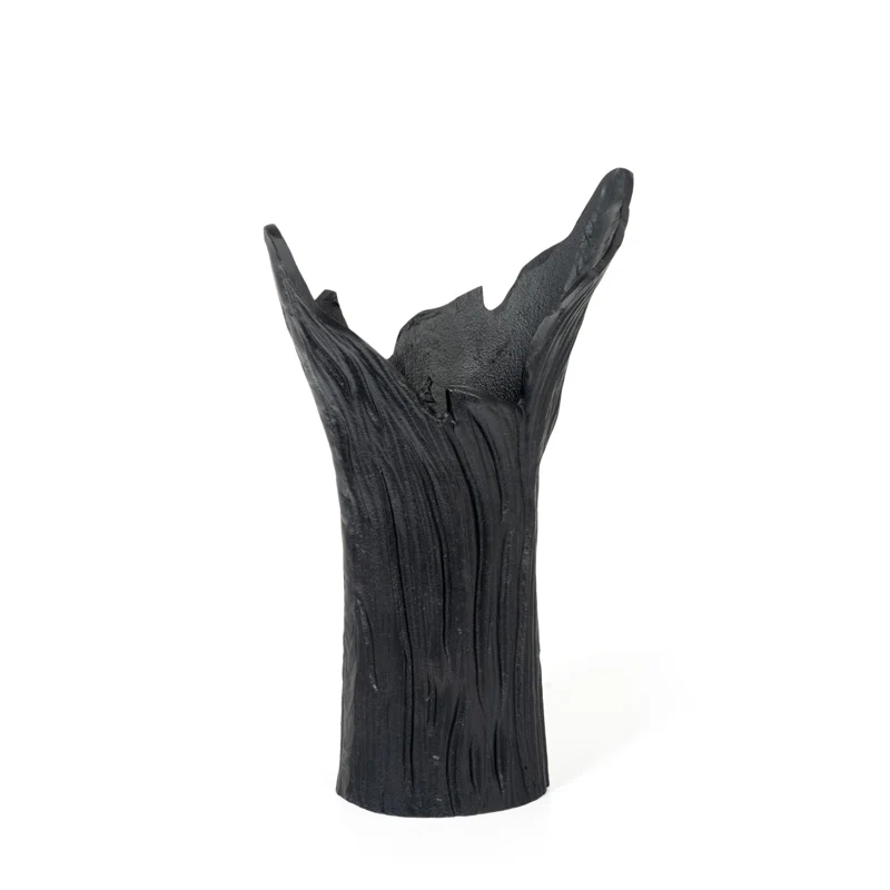 Gild Design House Nicolette Metal Table Vase, Small Black