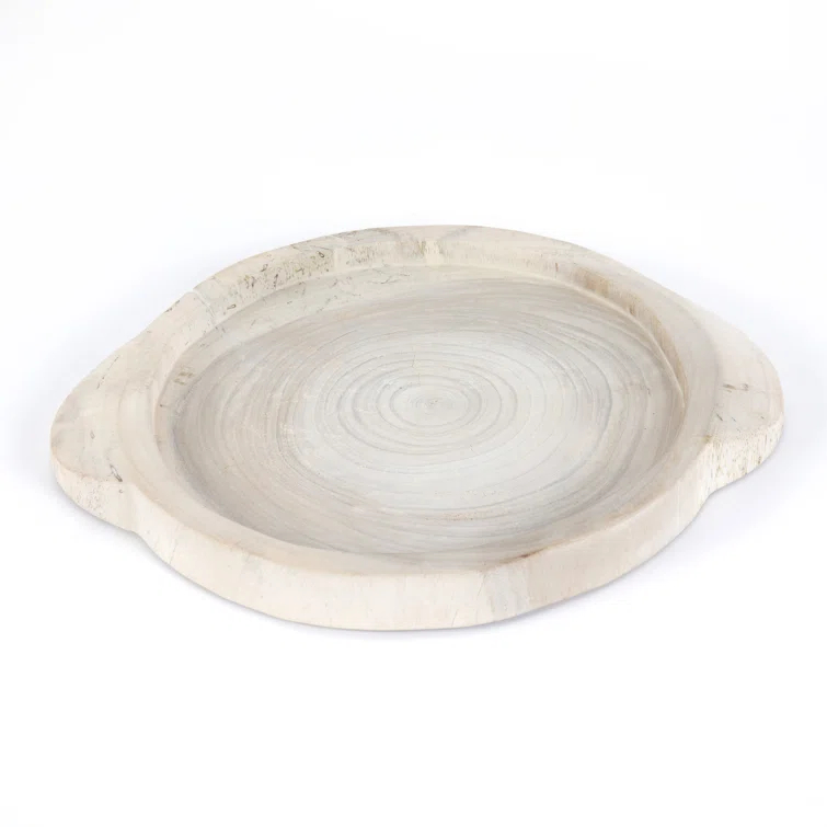 Lylah Round Tray - Ivory