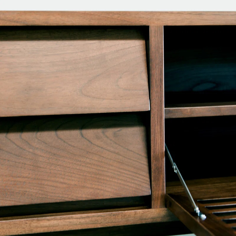 Virgo Solid Wood TV Stand for TVs up to 78"