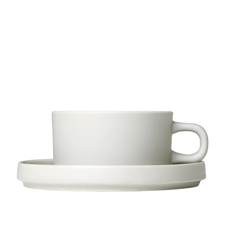 PILAR Stoneware Teacup & Saucer