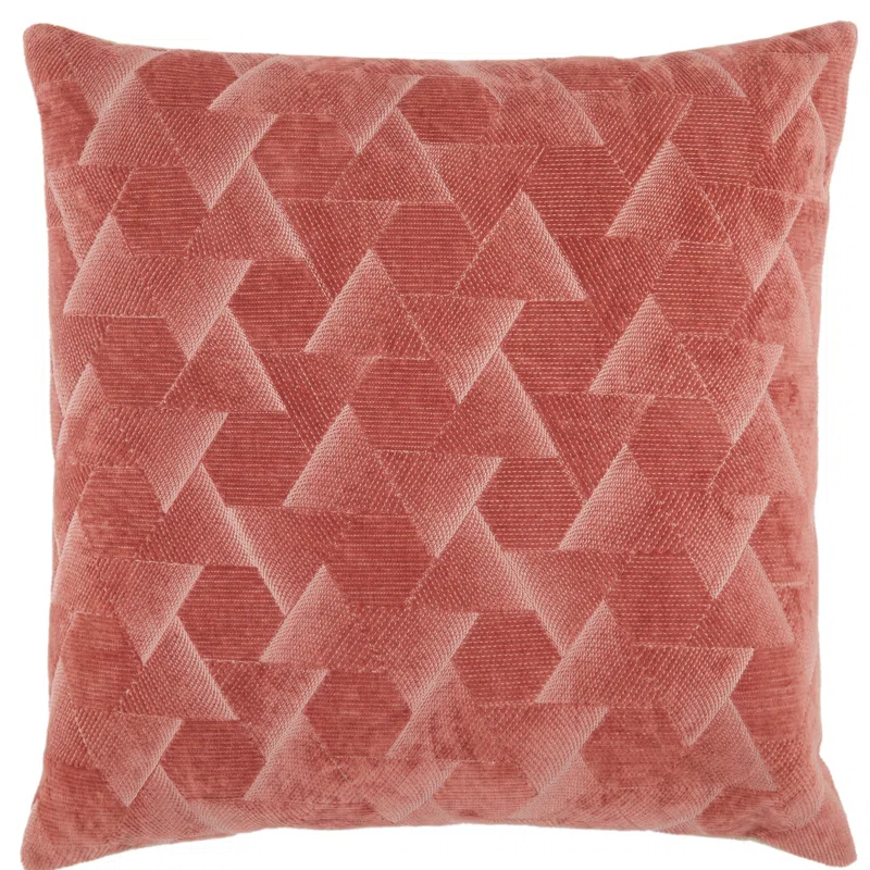 Gretchen Geometric Cotton Throw Pillow