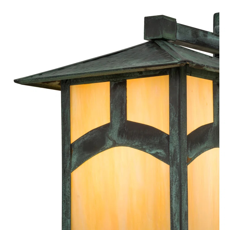 Rustic Lodge Solid Brass Wall Light