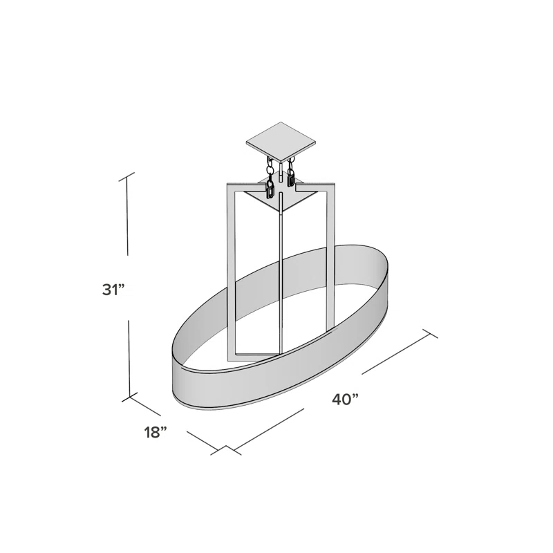 Hampton 4 - Light Single Drum Chandelier