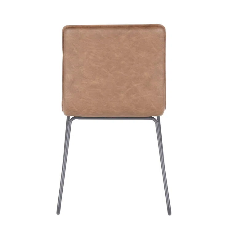 Upper Strode 17.5'' H Tufted Faux Leather Upholstered Side Chair
