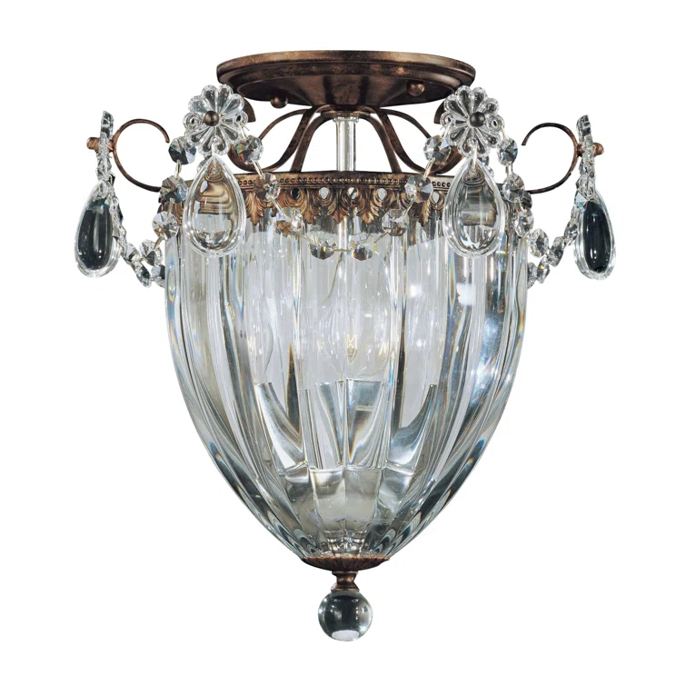 Bagatelle Crystal Semi Flush Mount