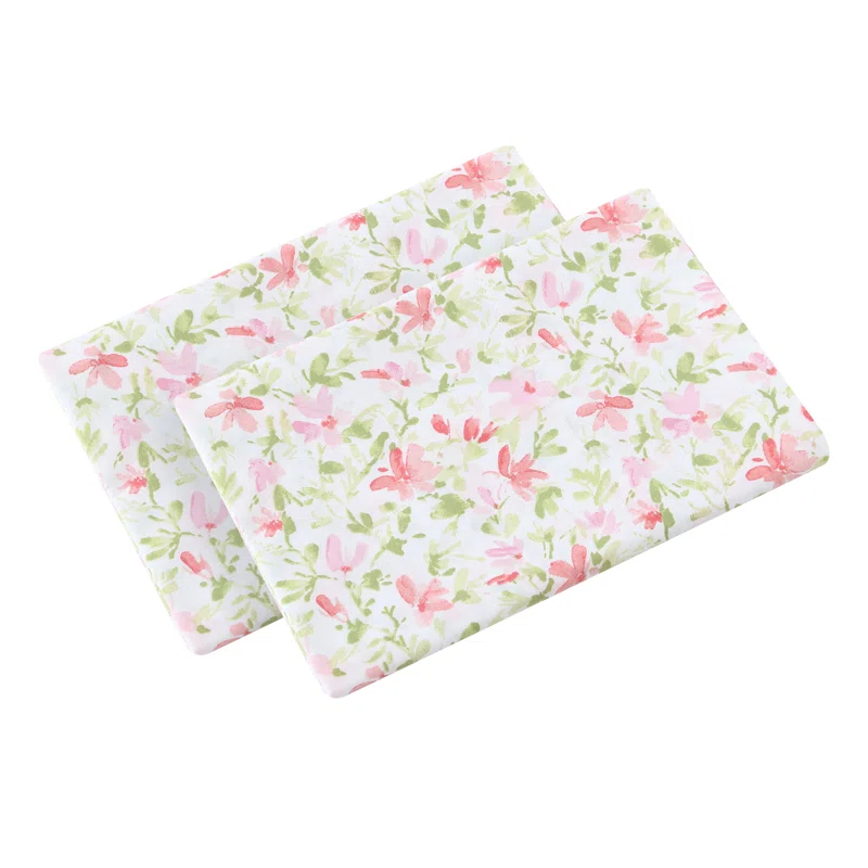 Laura Ashley Printed Cotton Percale Pillowcase Set (Set of 2)