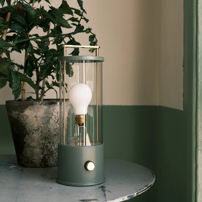 The Muse Cordless Pleasure Garden Green Outdoor Table Lamp