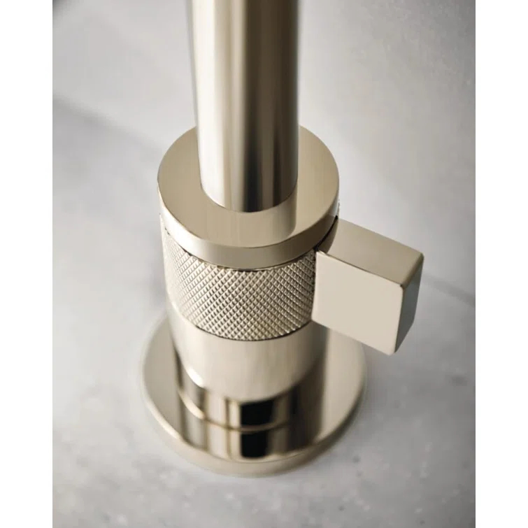 Polished Nickel Single Hole Modern Brass Faucet