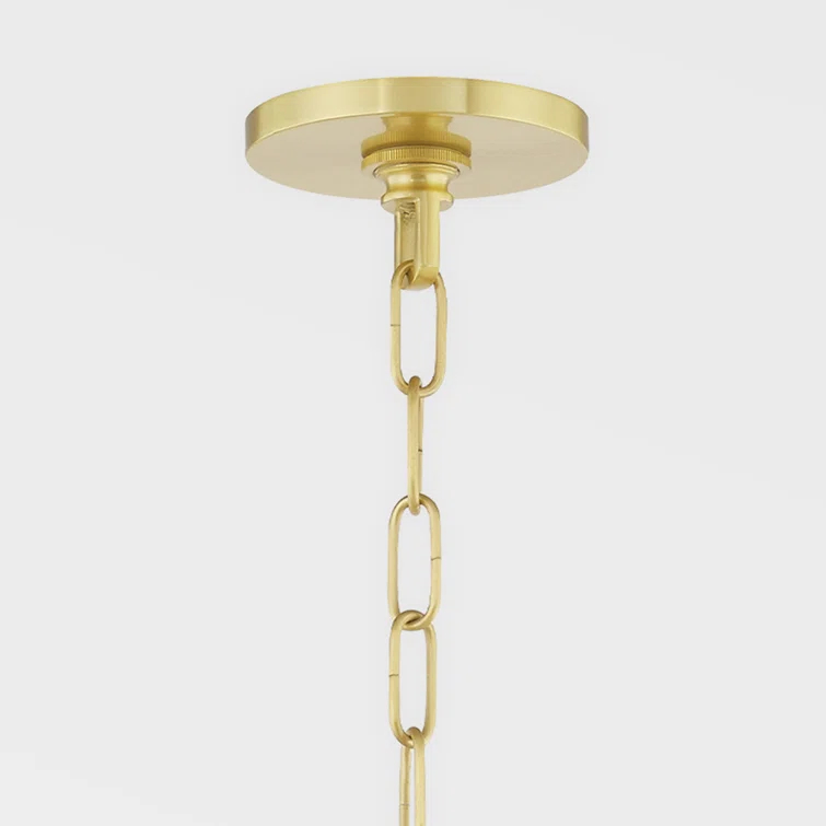 Avonia 8 Light Metal Dimmable Chandelier