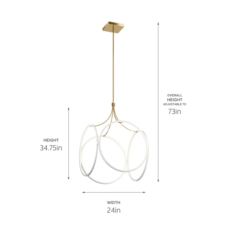 Nikiki 1 - Light LED Unique/Statement Pendant