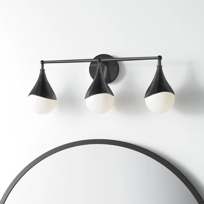 Algiers 3 Light Frosted Dimmable Vanity Light