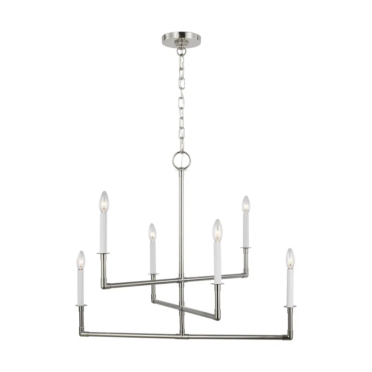 Brayden Studio® Jachin 6 - Light Dimmable Modern Linear Chandelier