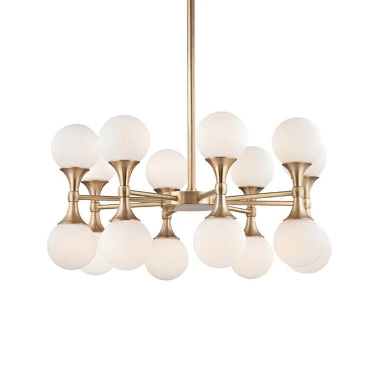 Hudson Valley Lighting 3316 Astoria 16 Light 27" Wide Led Chandelier - Brass