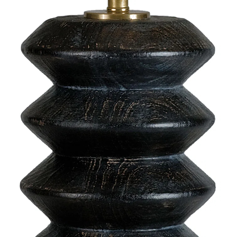 Accordion Table Lamp by Regina Andrews, Ebony