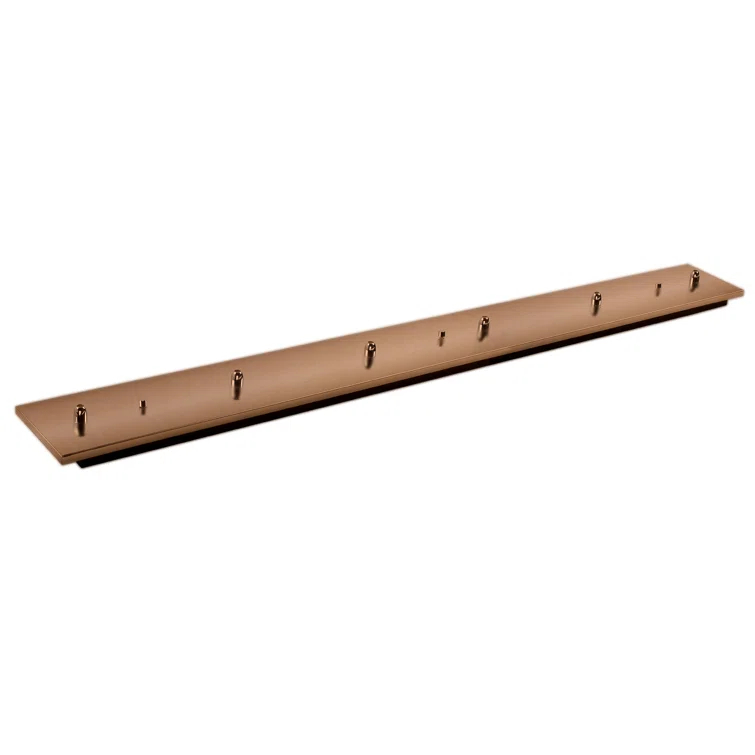 Brushed Nickel 41'' Multi-Port Linear Canopy with LED and Incandescent Compatibility