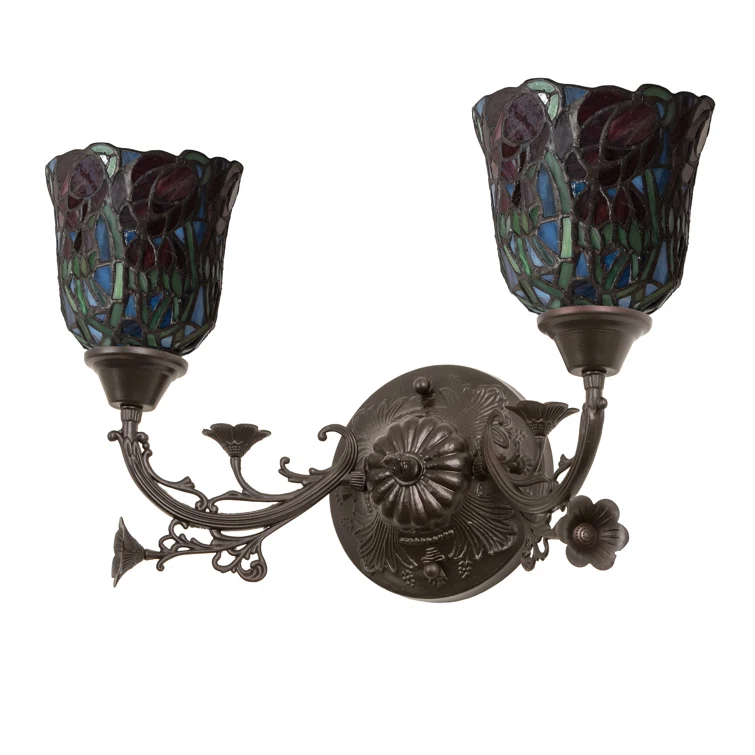 Rosebud Copper Armed Sconce