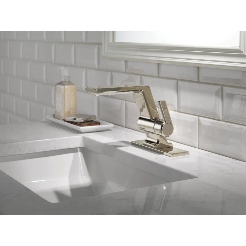 Pivotal Single Hole Bathroom Faucet with Drain Assembly and DIAMOND™ Seal Technology