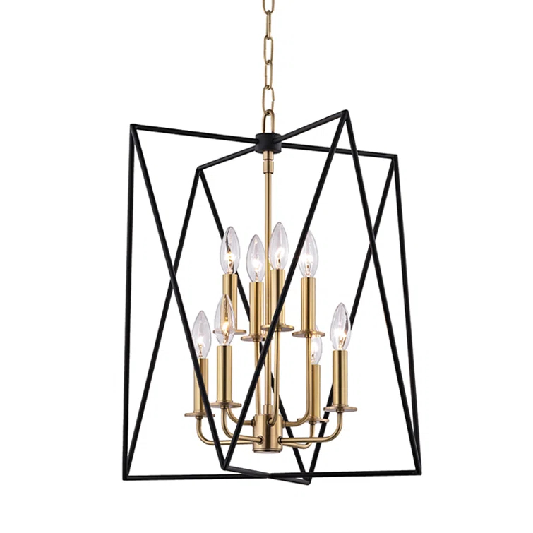 Laszlo 8 - Light Geometric Chandelier