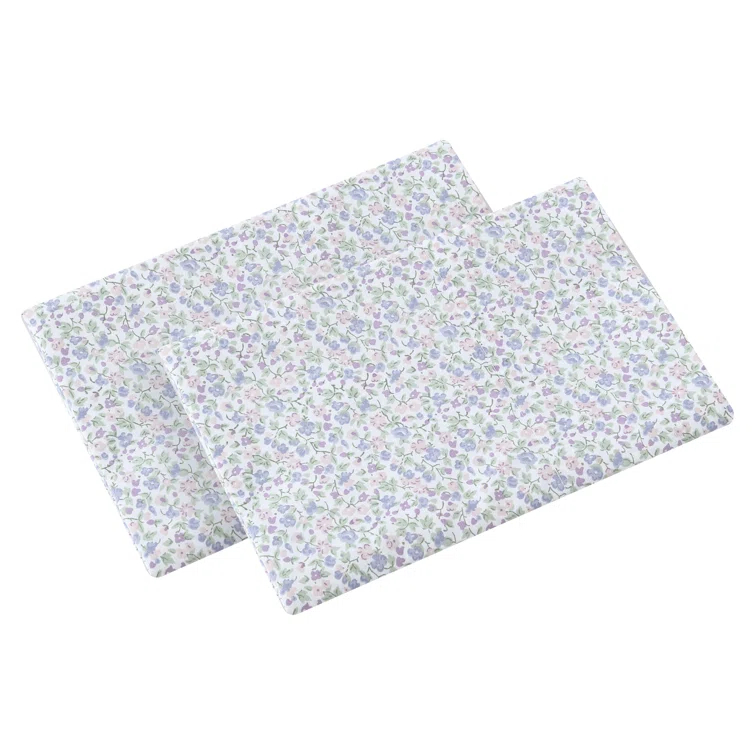 Laura Ashley Printed Cotton Percale Pillowcase Set (Set of 2)