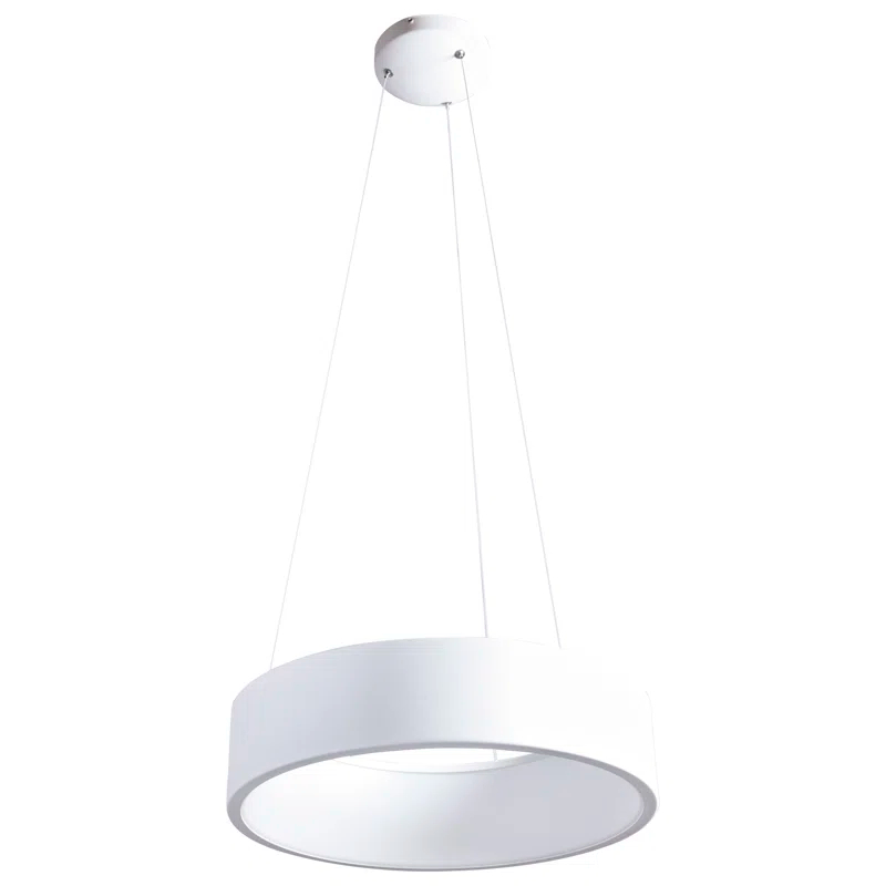 Fynn Single Light Steel Dimmable LED Pendant