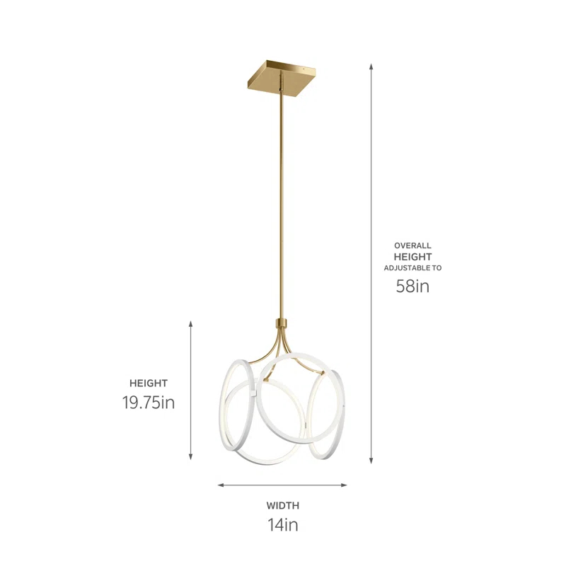 Nikiki 1 - Light LED Unique/Statement Pendant