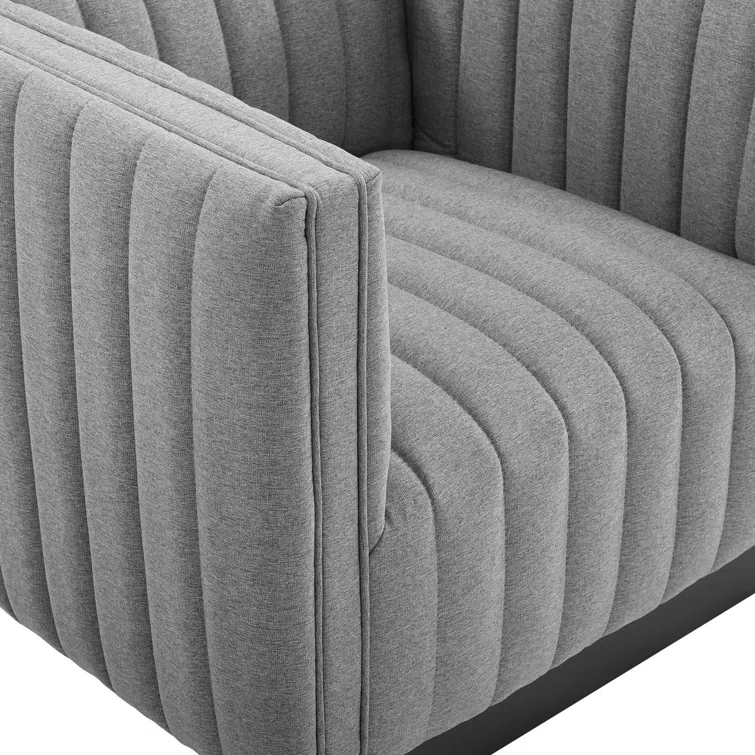 Modway Conjure Channel Tufted Performance Velvet Accent Armchair