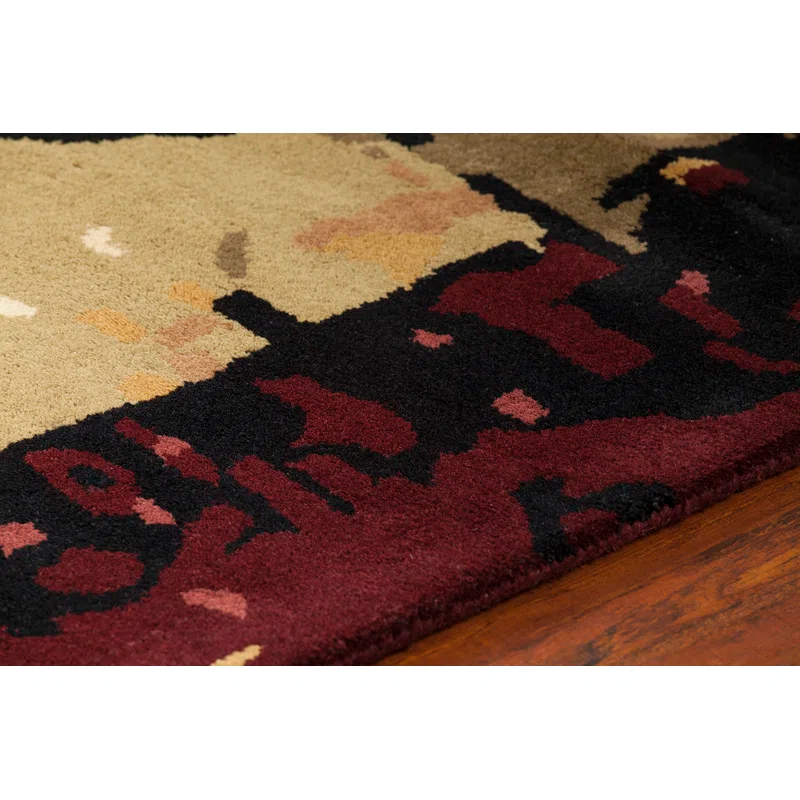Nirvana Wool Abstract Area Rug