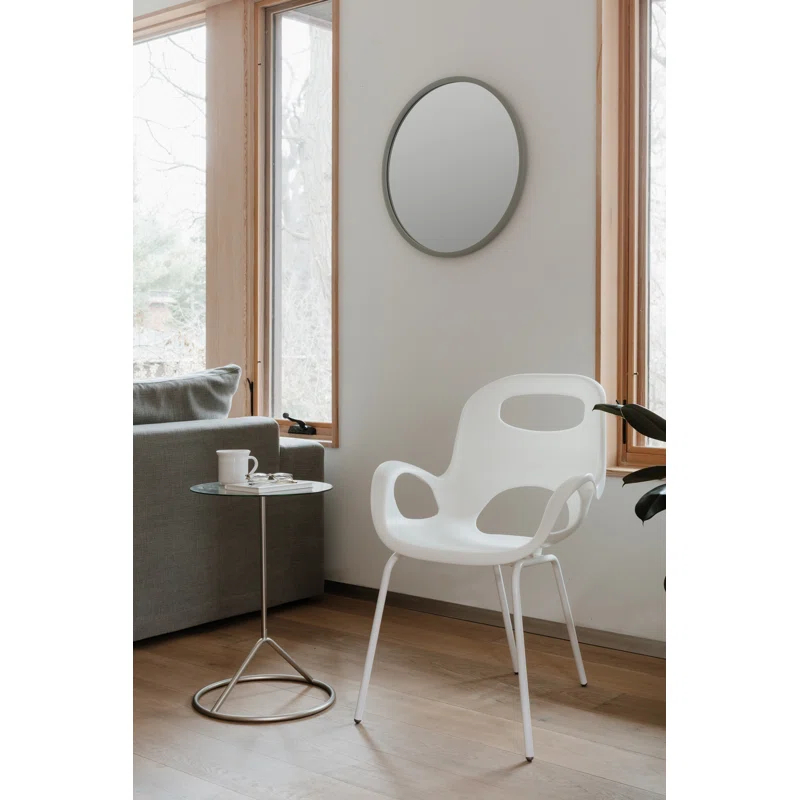 Hub Rubber Round Mirror