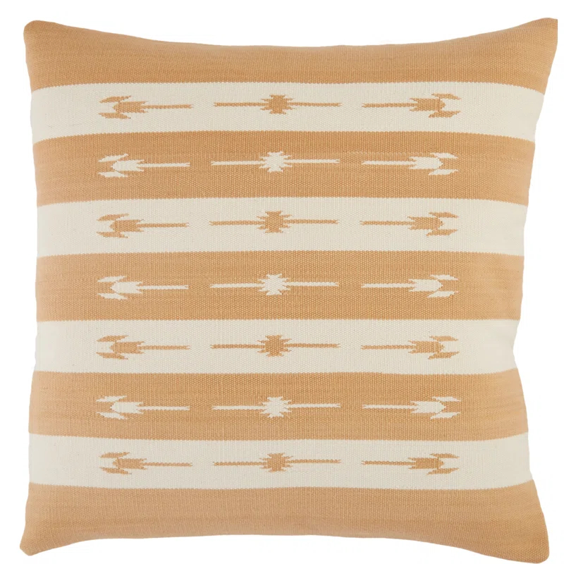 Estela Striped Cotton Throw Pillow