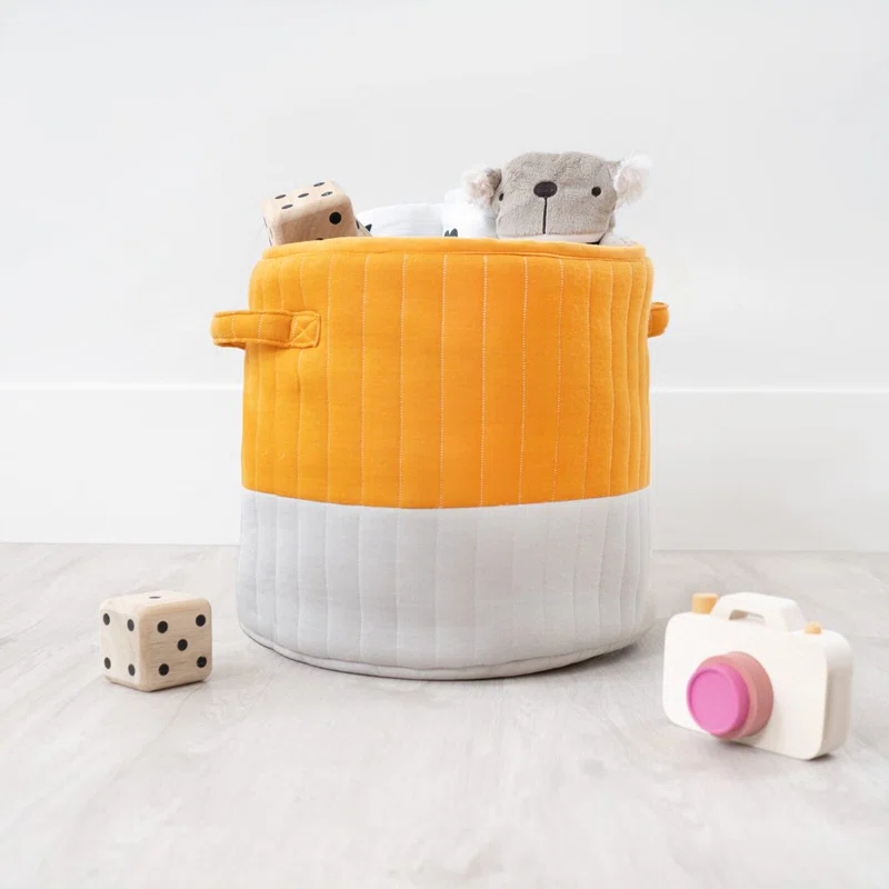 Fabric Basket With Handles 1