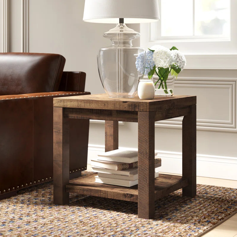 Alexandra Solid Wood End Table