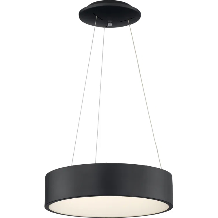 Fynn Single Light Steel Dimmable LED Pendant