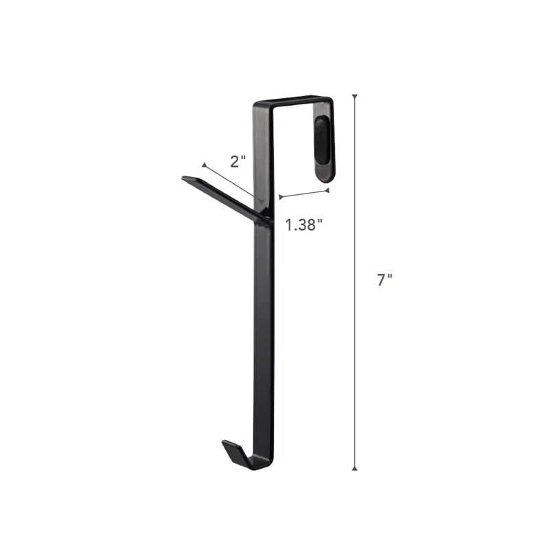 Yamazaki Home Over The Door Hook - Hanging Coat Rack, Steel, Over-the-Door