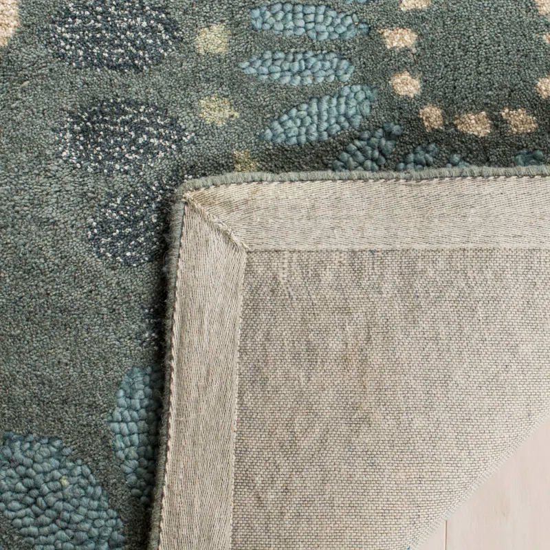 World Menagerie Arber Jardin Hand Tufted Wool Floral Rug