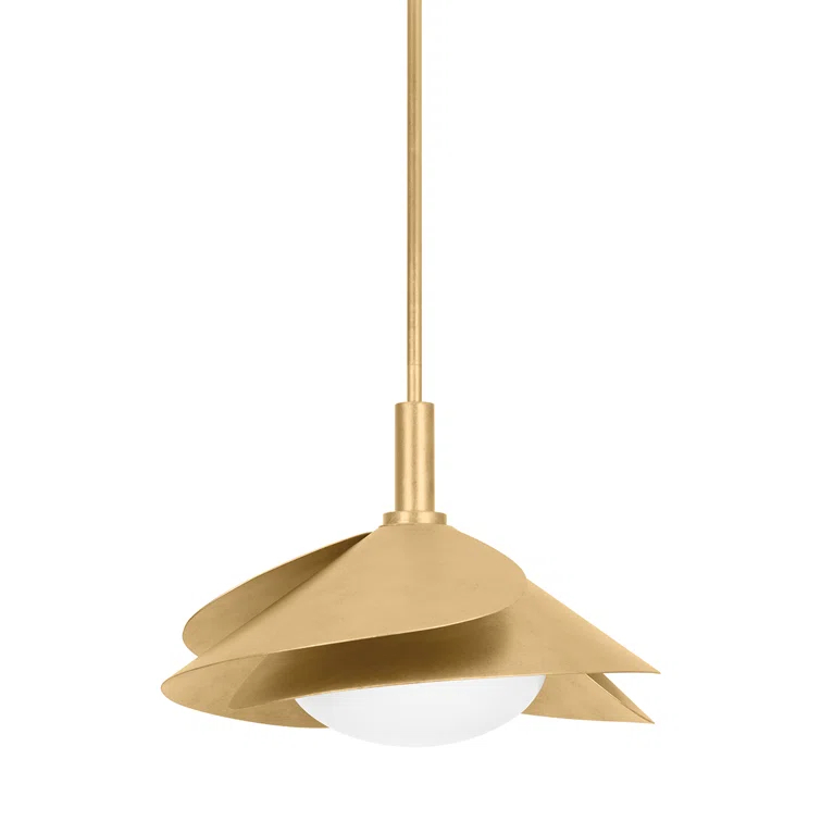 Eudora Pendant Light - Brass / 15" Dia