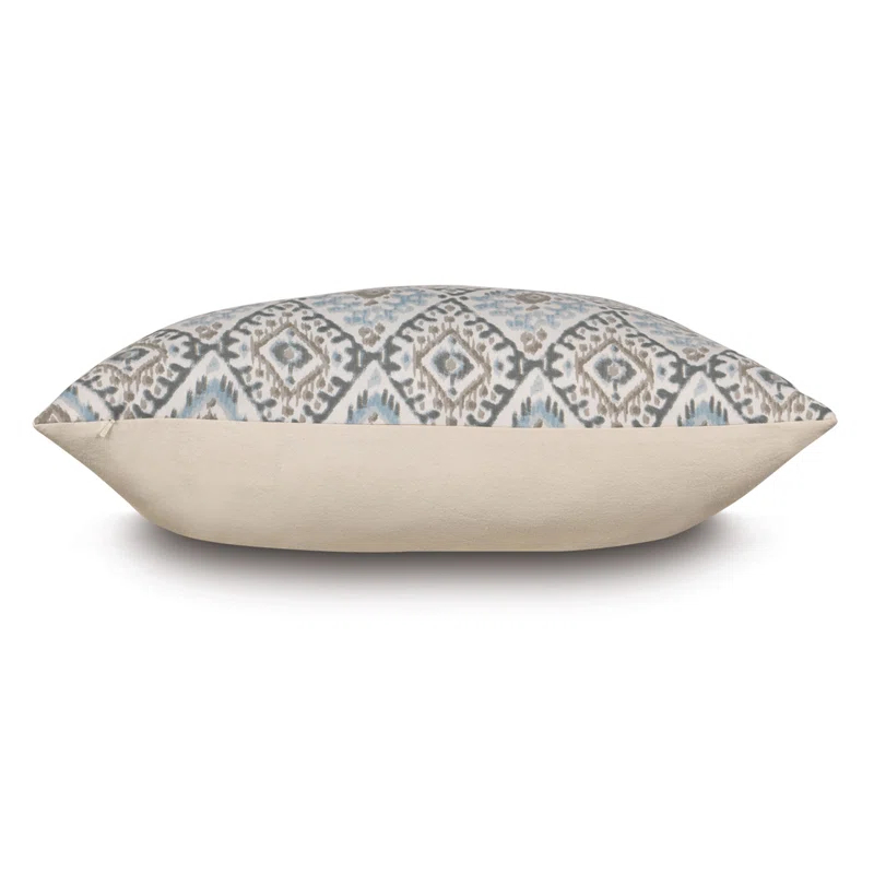 Ikat Cotton Throw Pillow