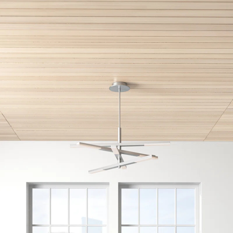 Erik 8 Light Metal Dimmable LED Sputnik Chandelier