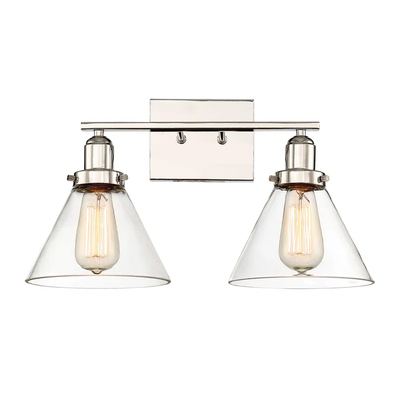 Catalina 2 Light Transparent Dimmable Vanity Light