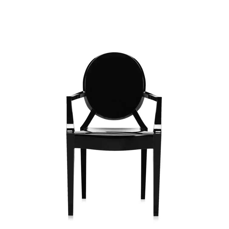 Louis Ghost Outdoor Stacking Dining Armchair