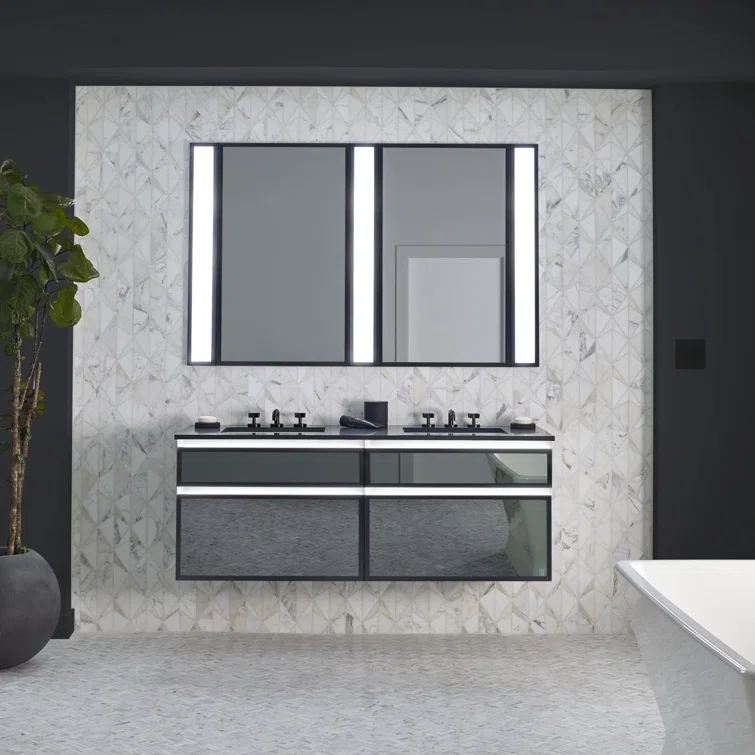 Profiles Modern & Contemporary Bathroom / Vanity Mirror