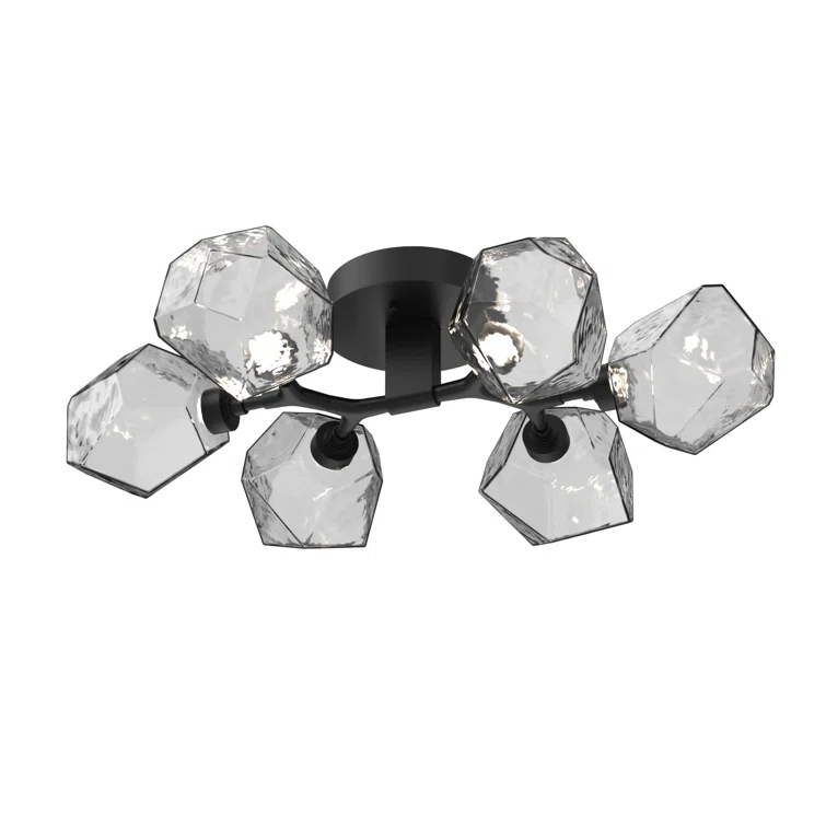 Gem Glass LED Flush Mount