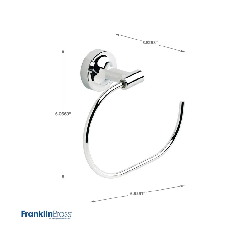 Voisin Round Open Towel Ring Bath Hardware Accessory