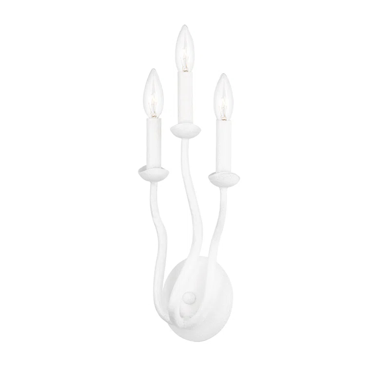 Bostick Sconce - White / 3 Light