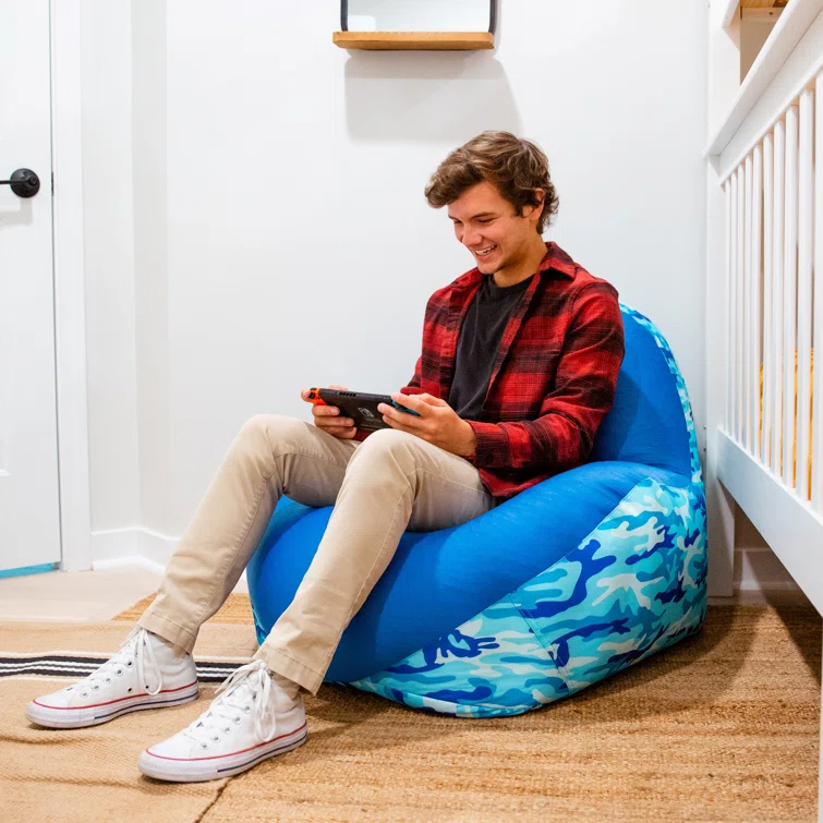Big Joe Warp Soft Spandex Gaming Bean Bag Chair