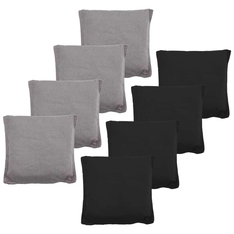 Regulation Size and Weight Cornhole Bean Bags for Cornhole Board Toss Game (Set of 8)