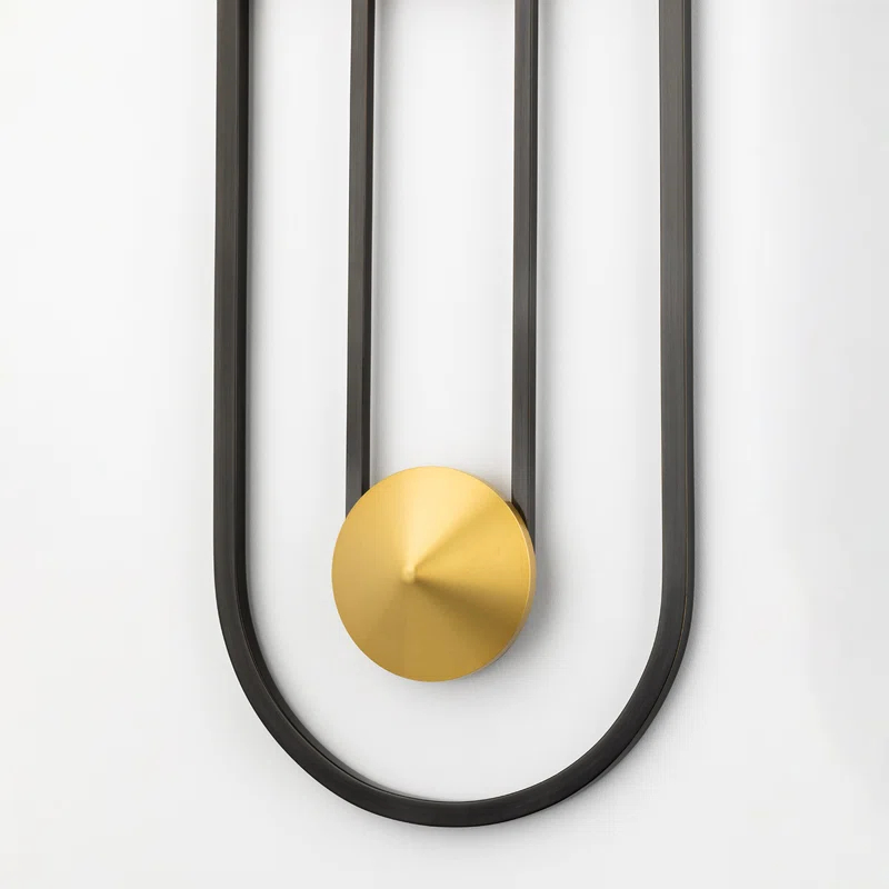 Calla Sconce - Brass and Black