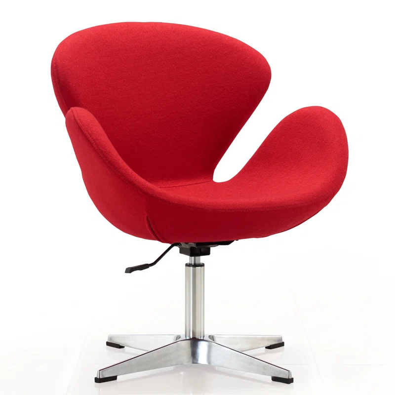 Skakke Upholstered Swivel Accent Chair