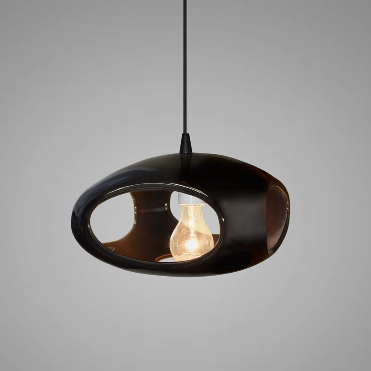 Logan Single Light Ceramic Dimmable Pendant
