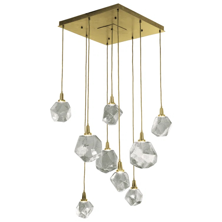 Gem 9 - Light LED Cluster Pendant